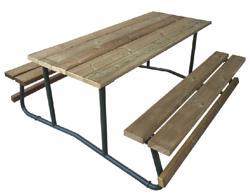 Mobiliario urbano madera