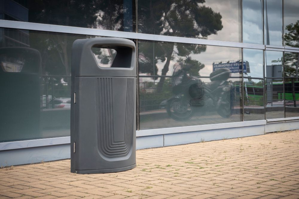 Papelera cenicero exterior