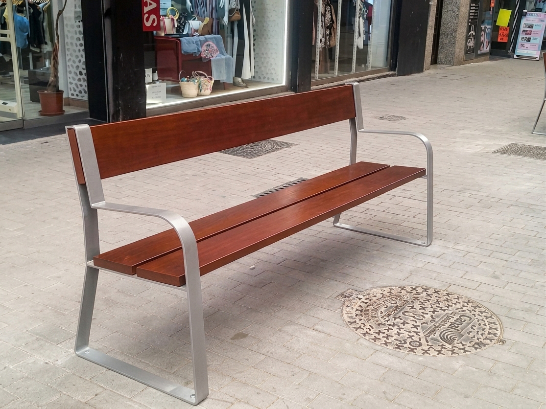 banco dalia 2 metro madera tropical